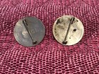 Pair Of Vintage Obsolete New York City Transit System Employee Badges