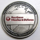 Raytheon Missiles   Defense Vision Precision Safer Future Challenge Coin Medal