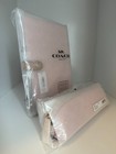      Coach Signature Notebook Cea49   Pencil Case Cea52 Bundle     Powder Pink     New