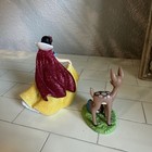 Snow White Yellow Glitter Dress Plus Deer  Bunny  Bird Disney 3 5    Figure Toy