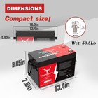 12v 200ah Lifepo4 Lithium Battery 150a Bms For Rvs home Storage solar boat lot