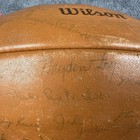 Vintage Smu Team   Coach Hayden Fry Autographed Football 1968 Victory Vs Tx A m