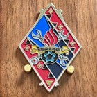 Army Ordnance Corps Diamond Shaped Us Flag Enamel Challenge Coin  W 9