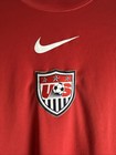 Nike Usa Soccer Jersey Red Dri Fit Football 2010 World Cup Men Size Xl
