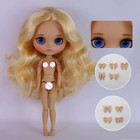 Blythe Doll Matte Face Joint Body Big Lips Hair Wig Eyebrows Bjd Toy Eye 4 Color