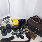 Nikon Fg-20 Slr Film Camera W  Original Lens   Accessories 