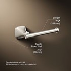 Kohler Rill Wall Mounted Toilet Paper Holder R28009-sn Vibrant Polished Nickel