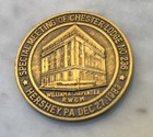 Vintage Free Mason Challenge Coin 1983 Chester Lodge Hershey Excellent Condition