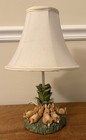Vintage Beatrix Potter  sleeping Bunnies  Nursery Lamp Approximately 14 5 To 15   
