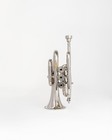 Pocket Trumpet Chrome Finish Come With Case   Mouthpiece Sale Bb