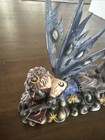 Gsc Fairy Figurine 91471 The Gothic Pixie Laying On Stars With Book 6    Long