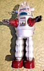 Osaka Robby The Robot Tin Age Toy 2000 Forbidden Planet Wind-up Rare Silver