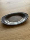 Vintage Silver Plated Oval Serving Tray