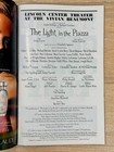 The Light In The Piazza Playbill Signed By Original Broadway Cast Victoria Clark