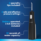 Waterpik Cordless Express Portable Water Flosser  2 Settings  2tips ada Accepted
