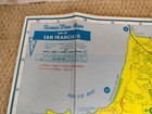 Vintage Thomas Bros San Fransisco Info Guide Map 1961 Great Condition