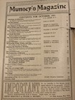 Vintage Victorian Magazine  The Munsey  October 1901 Early Advertising Mckinley