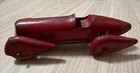 1930   s Wyandotte Pressed Steel Red Streamlined Tail Racer Car 8 5    Nice For Age 