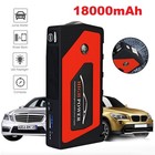 12v Car Jump Starter 18000mah Power Bank  Waterproof 18000mah For Car  red 