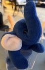 Rare Ty Beanie Baby Royal Blue Peanut Elephant 1995 3rd Gen Tag Authentic