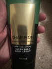 Bath   Body Works Champion For Men Ultra Shea Body Cream Lotion One Tube 8 Oz