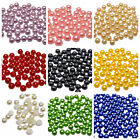 1000 Pcs Color Acrylic Flatback Half Pearl Bead Flat Back 8mm Scrapbook Craft