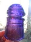Purple Canadian Glass Insulator Cd-102