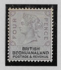 Bechuanaland 1888 Qv 4d Sg13 Mint Cat  70