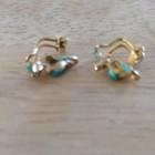Lot Of Gold Tone Clip-on Earrings Faux Pearl   Rhinestone Accents Mixed Styles