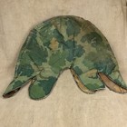 Vietnam War Era Us Army Mitchell M1 Helmet Cover Used Original Marked 1974 Dated