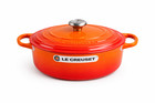 Le Creuset Signature Oval Dutch Oven 23cm Flame Volcanique 2 75qt Cast Iron New