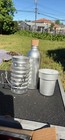 Aluminum Swiss Military Surplus Canteen Set With Cup  Container  Cork Stopper