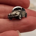 Vw Bug Beetle Pewter Lapel Pin Summer Fun Automobile Car Pin 7 8 Inch Lot Of 3