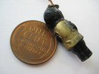 Vintage Celluloid Japanese Kobe Black Kewpie Doll Charm Pop Out Eyes