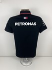 Mercedes-benz Amg Petronas Motorsport F1 Team Polo Shirt Mens Xs Black Stichd