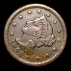 1848 Braided Hair Large Cent Penny ---- Nice Coin ----  965z