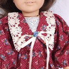 Handmade seamstress-made Victorian Red Dress For 18  American Girl Doll Samantha