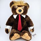 Donald Trump Teddy Bear Plush With American Flag 2017 Trumpy Bear Deluxe 22    Nwt
