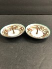 Vintage Mid Century Modern Enamel Metal Candle Candlesticks Pair Austria 