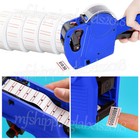 600pcs roll White Price Paper Tag Sticker Gun Labels Refill Ink Roll For Mx 5500
