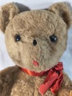 Vintage Eden Wind Up Musical Teddy Bear Metal Key Zip Sit Velvet 15  Plush Stuff
