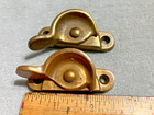 Antique Original Brass Window Swing Sash Locks Latches Vintage Hardware Lot Of 5