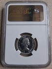 1964 Canada Ngc Pl66 Cameo Silver Caribou Quarter S25c  Rare High Cameo Grade 