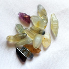 Natural Mix Sapphire Crystal Lot 23 50 Ct 14 Pcs Gemstone Rough Unheated Hexagon