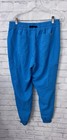 Figs Uman Relaxed Jogger Scrub Pants Stretch Size Large Medical Comfort Blue