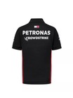 Mercedes Amg Petronas F1 Team Mens Black white Polo Medium M