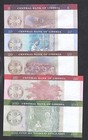 Set 5pcs Liberia 5 10 20 50 100 Dollars  2016  New Unc