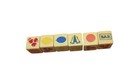 Rare Vintage Butterscotch Bakelite Slot Machine Dice Set Of 6 Fruit Bell Bar E