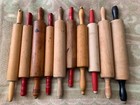 Lot Of 10 Vintage Wood Rolling Pins Farmhouse Primitive Kitchen Cottage D  cor