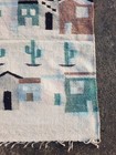 Vintage Traditional Handmade Beautiful Mexican Kilim Floor Rug Carpet 100x70 Cm